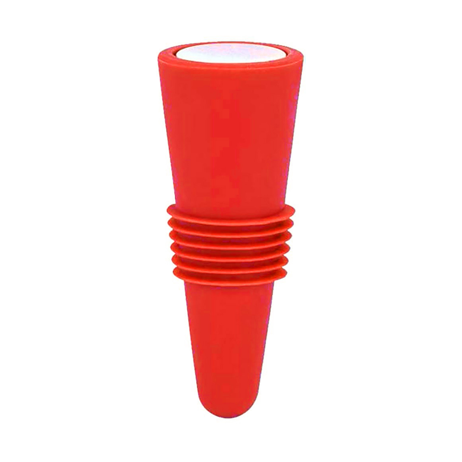thumbnail image 2 of Tapón Para Botellas De Vino De Silicona De Colores + Tapón Para Botellas De Vino De Acero Inoxidable Tapón Para Botellas De Bebidas, 2 of 2